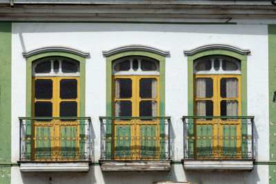 Low angle view of old building