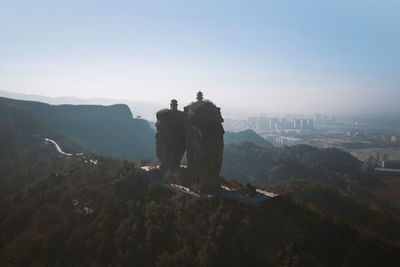 Magical danxia landform scenery