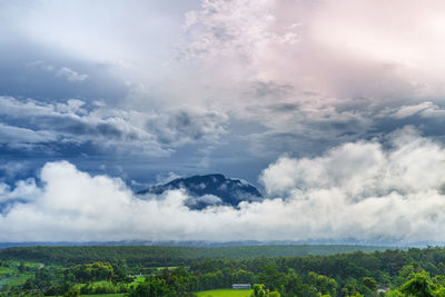 Scenic view of landscape against sky