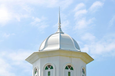 High section of mosque against sky