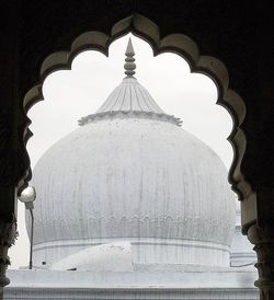 Low angle view of temple