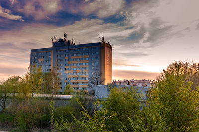 Buildings against sky