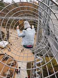 Girl in playground 