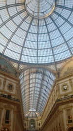 Low angle view of ceiling