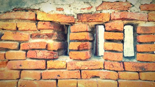 Brick wall with brick wall
