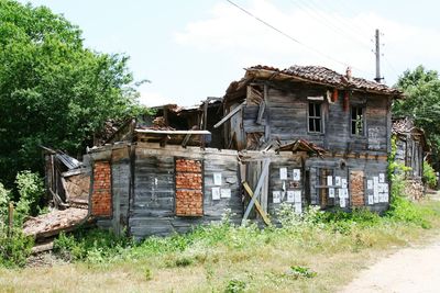 House against sky