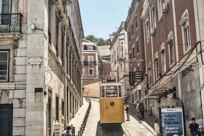 Street amidst buildings in city