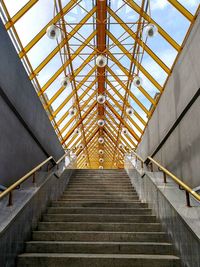 Low angle view of staircase