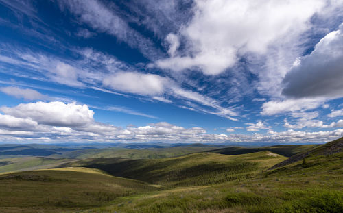 Scenic view of landscape against sky