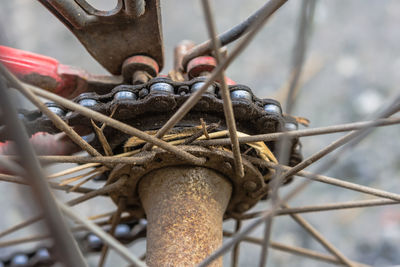 Close-up of rusty metal