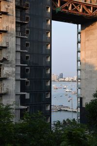 Exterior of residential building against sky