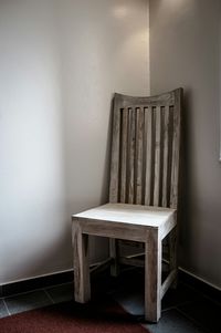 Empty chairs in room