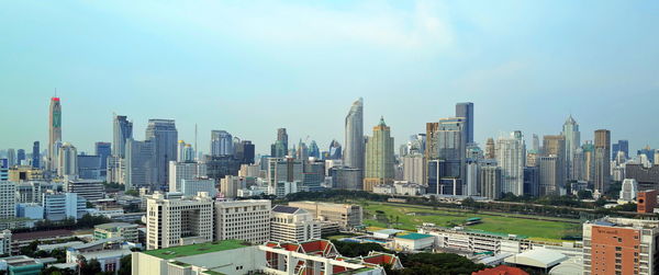 Cityscape against sky