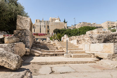 Old ruins against sky