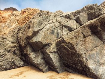 Rock formations in desert