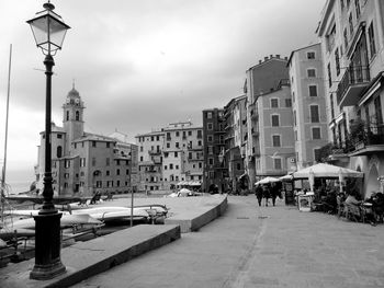 Street amidst buildings in city