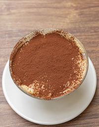 Close-up of cake on table