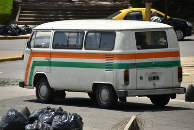 Vintage car in city