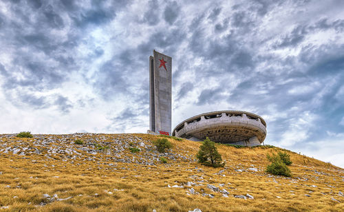 Buzludzha monument in bulgaria