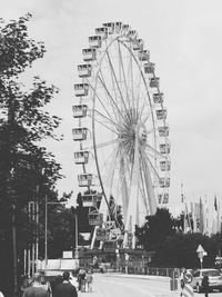 Ferris wheel in amusement park