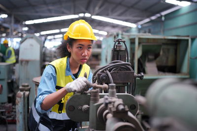 Man working in factory