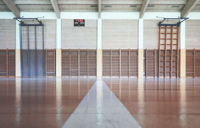 Interior of gym