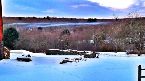 Panoramic view of landscape against sky