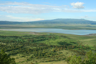 Scenic view of landscape against sky