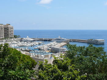 View of calm sea against the sky