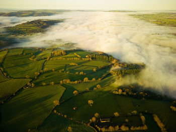 High angle view of landscape