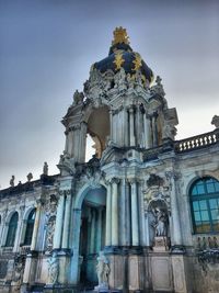 Low angle view of statue