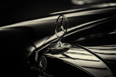 Close-up of vintage car