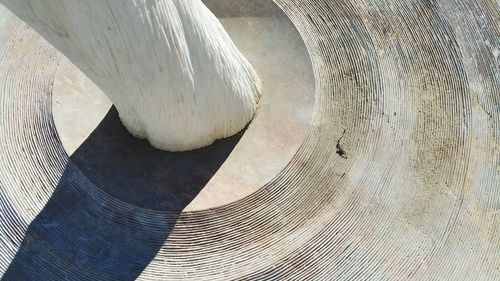 High angle view of dam