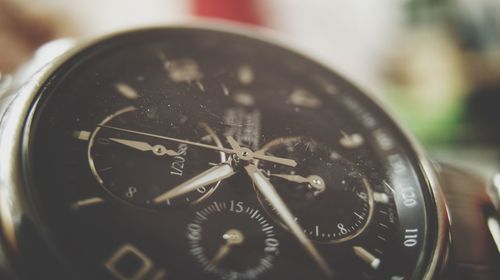 Close-up of machine part