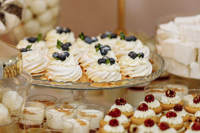 Close-up of cupcakes