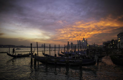 Sunset in venice