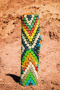 Close-up of colorful paper