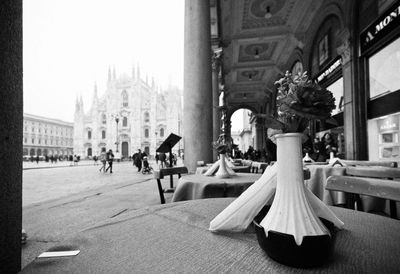 View of built structure in city