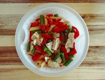 Directly above shot of food in bowl