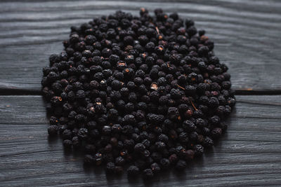 Close-up of berries on table