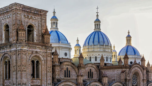 View of cathedral and buildings against sky