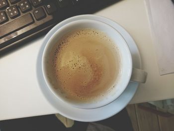 Close-up of coffee cup