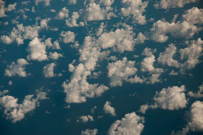 Low angle view of clouds in sky