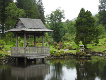 A japanese garden landscape taken in scotland