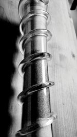 Close-up of metallic object