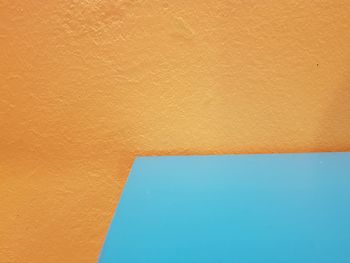 Full frame shot of orange wall