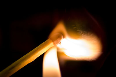 Close-up of fire