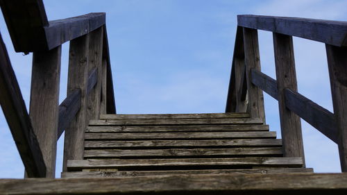 Low angle view of built structure against sky