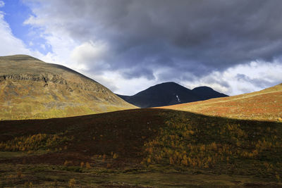 Majestic landscape on sunny day