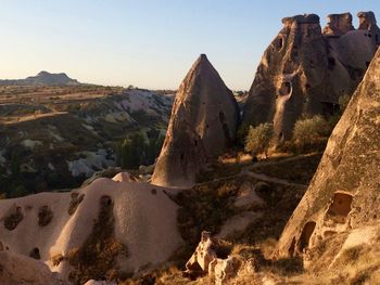 Panoramic view of desert against sky